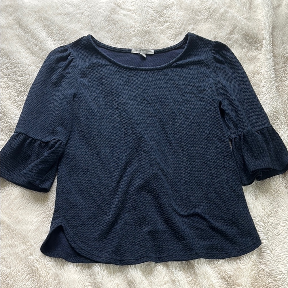 Green Envelope Medium Women's Navy Blue Top